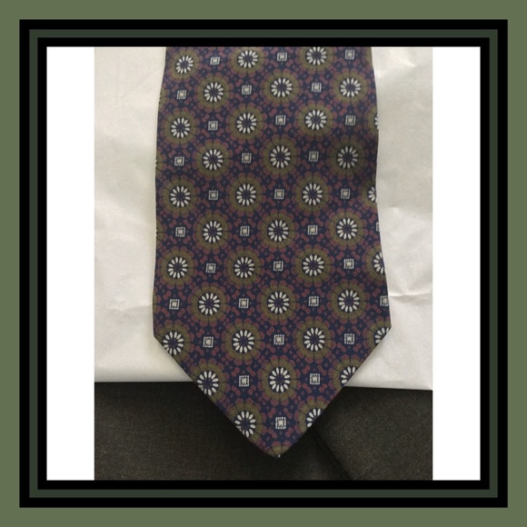 Giorgio Armani Cravatte medallion print silk tie - Picture 6 of 6